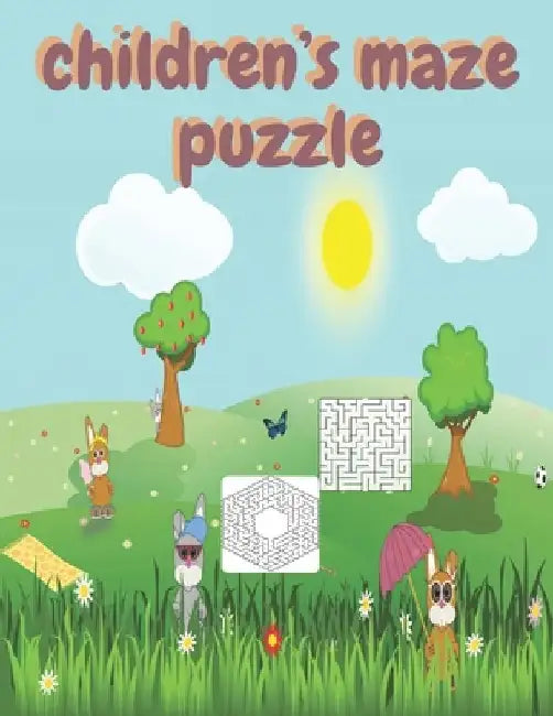 children's maze puzzle: children's activity book Games, puzzles and problem solving Ideal for children ... 3 years old and older (Labyrinth, C by Activity Planet
