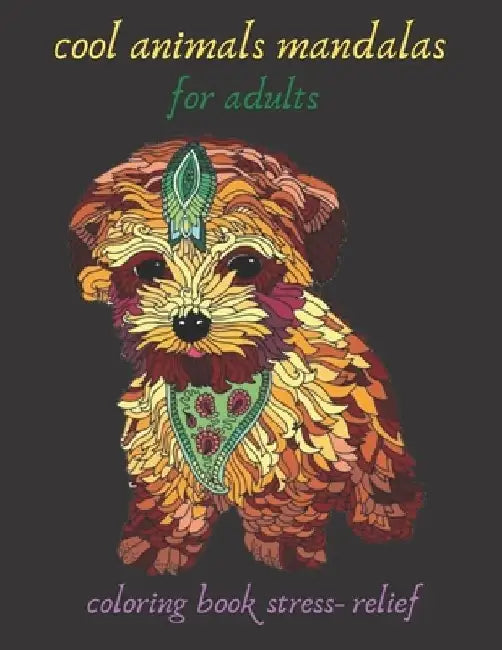 cool animals mandalas for adults coloring book stress- relief: Coloring Book For Adults Stress Relieving Designs, mandala coloring book with Lions, El by Espace Mandala
