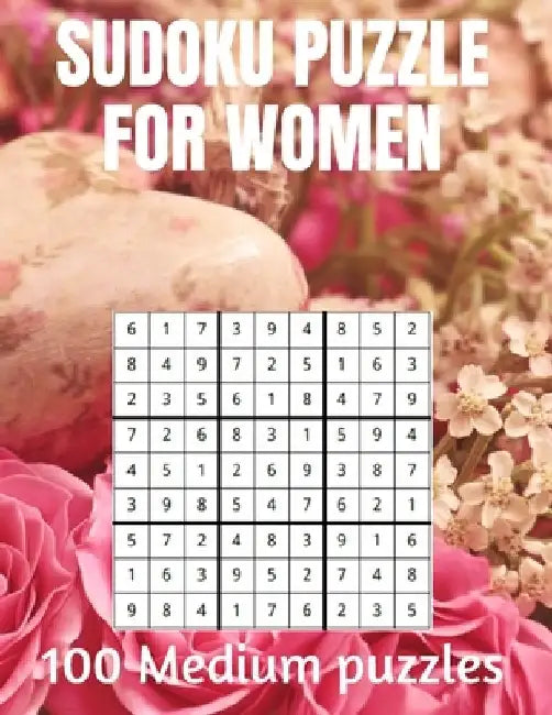 Sudoku Puzzle for Women Medium: Large Print Puzzle Book to Keep Your Mind Sharp by This Design