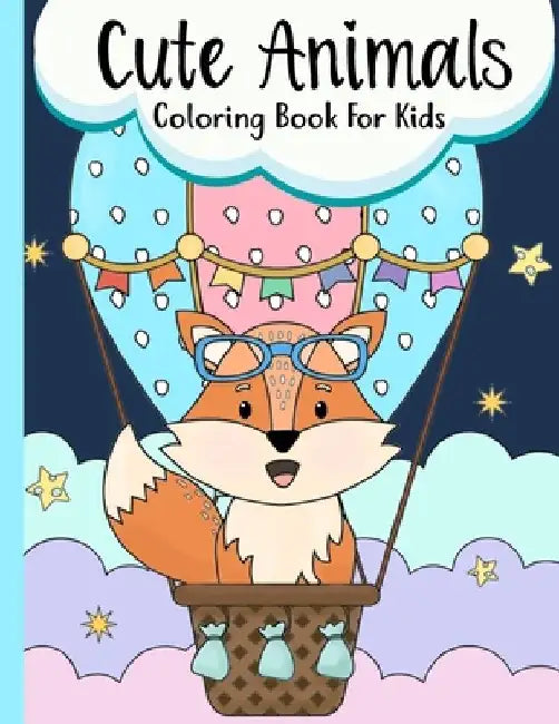Cute Animals Coloring Book For Kids: A coloring adventure full of animal friends! by Icicles X. Ink