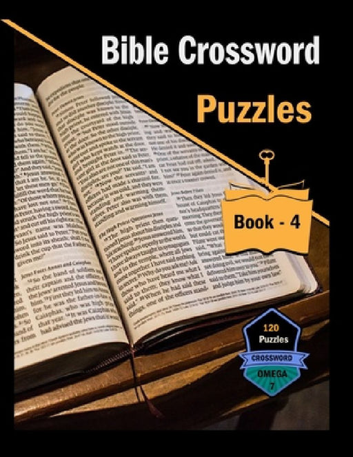 Bible Crossword Puzzles Book - 4 by Omega 7