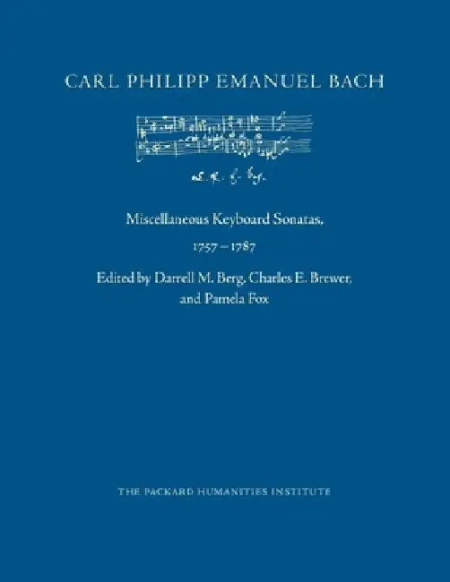 Miscellaneous Keyboard Sonatas, 1757-1787 by Darrell M. Berg