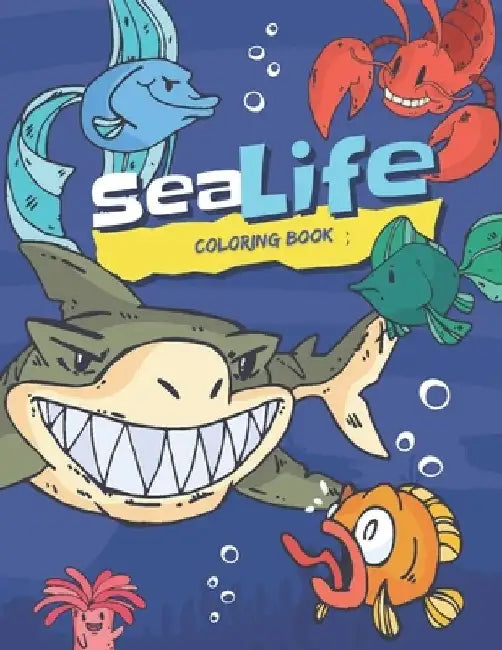Sea Life Coloring Book: A Coloring Book featuring Over 70 Diverse illustrations Ocean Animals to Color, Activity Book For Kids & Adults by Green Matrix