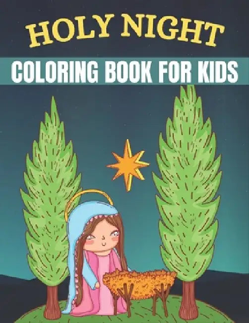 Holy Night Coloring Book For kids: Religious Christmases Coloring Book by Rr Publications