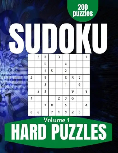 Hard Sudoku Book: Difficult Large Print Sudoku Puzzles for Adults and Seniors with Solutions Vol 1 by This Design
