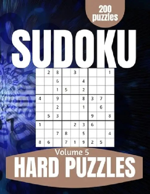 Hard Sudoku Puzzles: Difficult Large Print Sudoku Puzzles for Adults and Seniors with Solutions Vol 5 by This Design