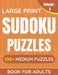 Large Print Sudoku Puzzles Book For Adults: 100+ Medium Puzzles For Adults & Seniors (Volume: 5) by Funafter Books
