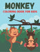 Monkey Coloring Book For Kids: Funny and Monkey Rabit Designs by Rr Publications