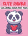 Cute Panda Coloring Book For Kids: cool Panda Designs by Rr Publications