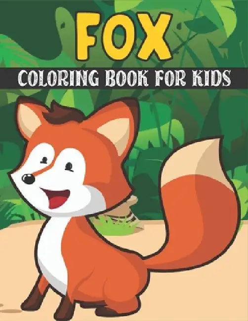Fox Coloring Book For Kids: 50 Baby Fox Coloring Pages by Rr Publications