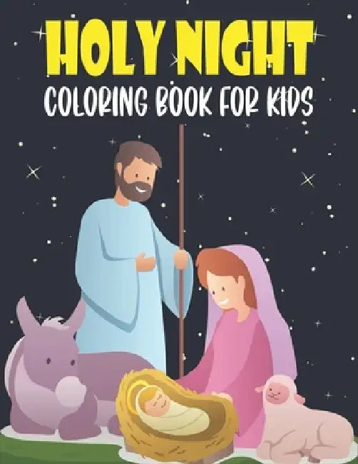 Holy Night Coloring Book For Kids: 50 Beautiful Pages to Coloring Pages by Rr Publications