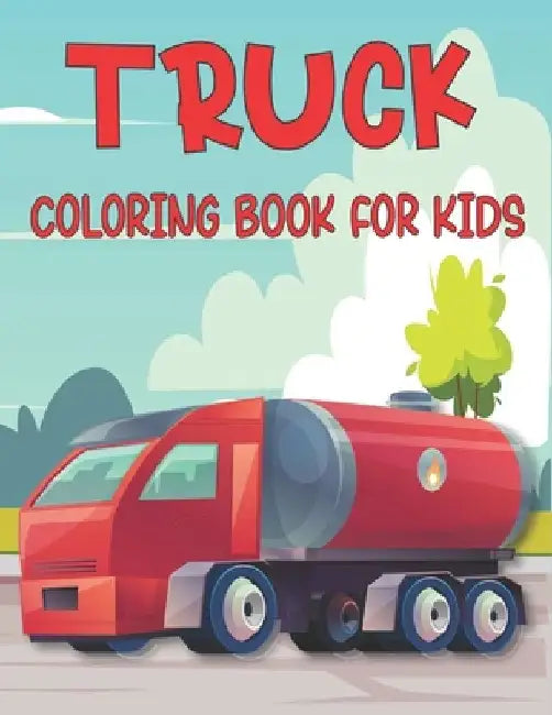 Truck Coloring Book For Kids: monster truck ( coloring book for kids ) by Rr Publications
