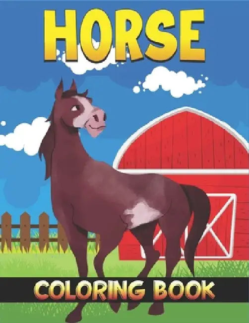 Horse Coloring Book: Cute and unique Horse Designs by Rr Publications