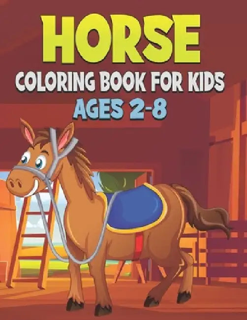 Horse Coloring Book For Kids: 50 Cute Horse Designs for Kids And Toddlers by Rr Publications