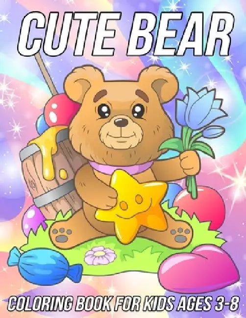 Bear Coloring Book for Kids Ages 3-8: Fun, Cute and Unique Coloring Pages for Girls and Boys with Beautiful Bears Designs by Mezzo Zentangle Designs