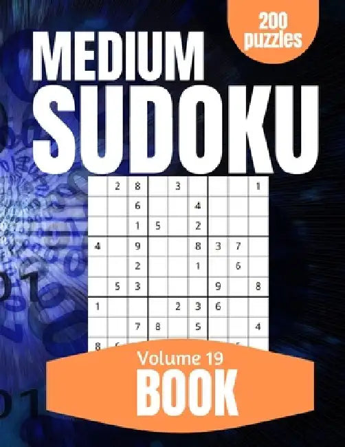 Medium Sudoku Book: Large Print Number Search Book for Adults and Seniors to Keep Your Mind Young and Nimble Vol 19 by This Design