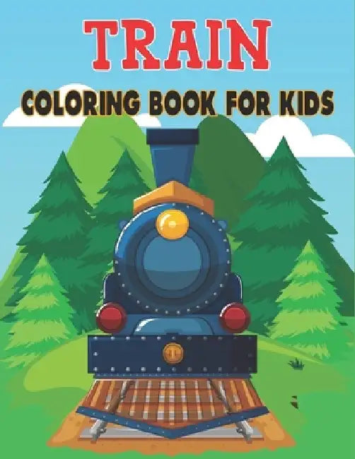 Train Coloring Book For Kids: Amazing 50 Train Designs by Rr Publications