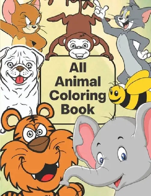 All animal coloring book: kids animal coloring book by Animal Coloring Book