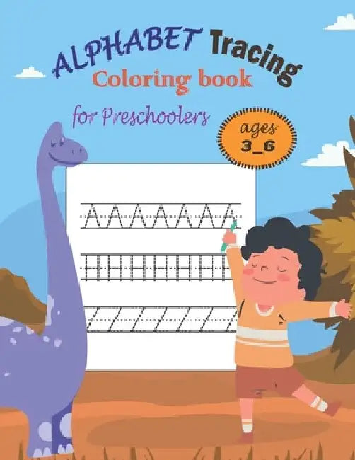 Alphabet tracing coloring book for preschoolers ages 3_6: Activity book for toddlers, Animals designs and Letters tracing by Asafou Aghbalou Anazour