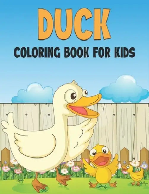 Duck Coloring Book For Kids: cool Ducks Designs by Rr Publications