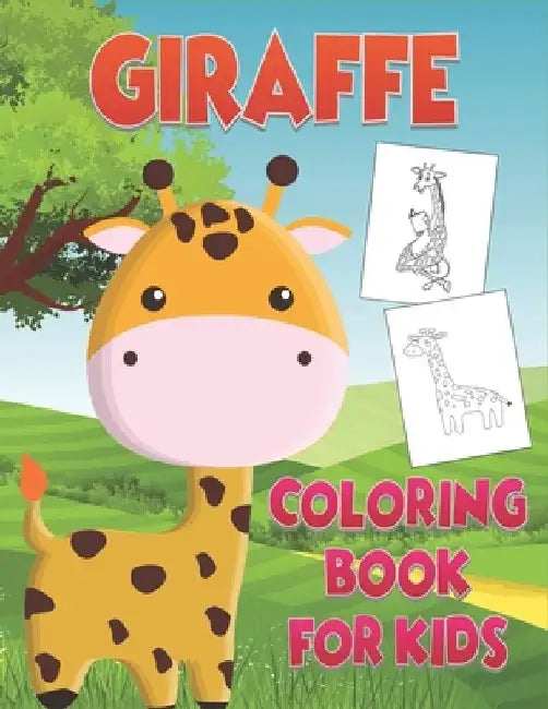 Giraffe Coloring Book For Kids: Adorable Giraffe, Charming Relief and Relaxation by Rr Publications