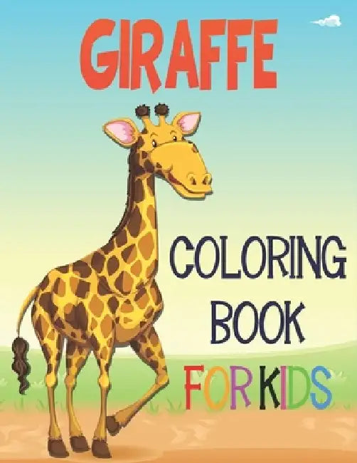 Giraffe Coloring Book For Kids: Adorable Giraffe Bunnies, Charming Easter Eggs for Stress Relief and Relaxation by Rr Publications