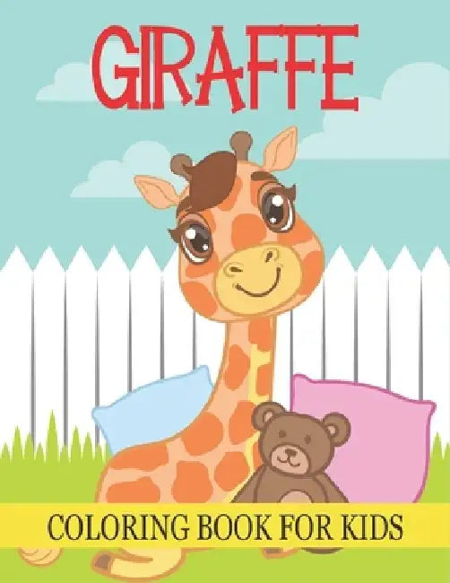 Giraffe Coloring Book For Kids: 50 Easy And Funny Giraffe Coloring Pages by Rr Publications