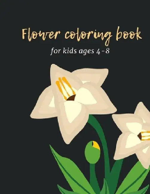 Flower coloring book for kids ages 4-8: Cute and Playful Patterns Coloring Book 170 pages (8.5 x 11 inches). by Raouf Book