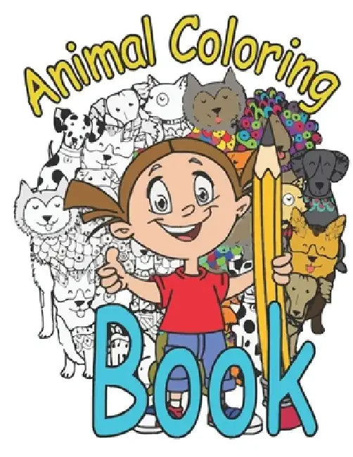 Animal Coloring Book: For Kids Aged by Hamza Benhachemi