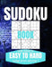 Sudoku Book For Adults Easy To Hard: Large Print Sudoku One Puzzle Per Page for Adults and Seniors Vol 1 by This Design