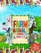 Farm Animals: A Kids Coloring Book Ages 6 To 12 Who Love Farm And Animals Like - Cows, Goat, Rabbit, Duck, Pigs, Chickens, Horse, Ll by 52 Farming World