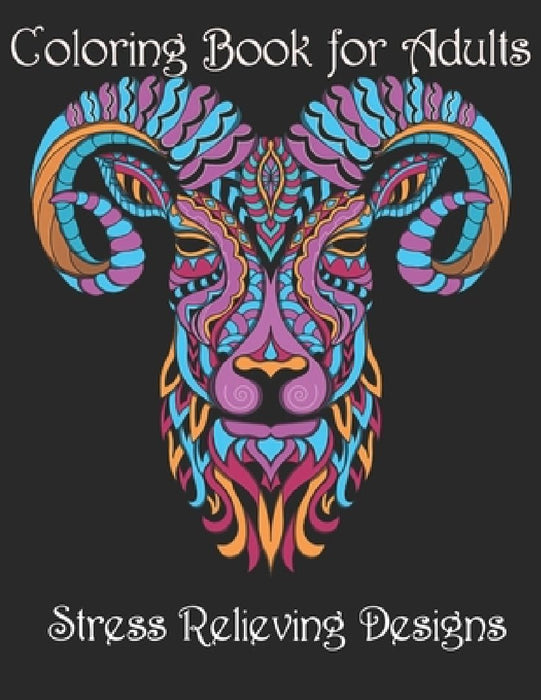 Coloring Book for Adults: Stress Relieving Animal Designs by Yo Noto