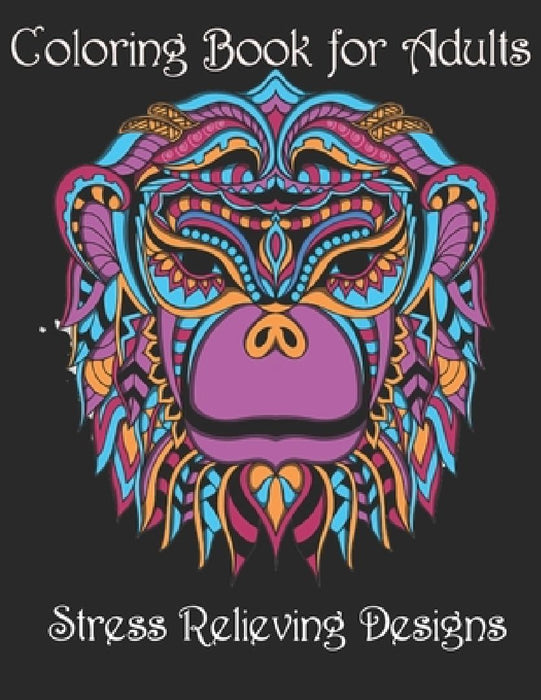 Coloring Book for Adults: Stress Relieving Animal Designs by Yo Noto