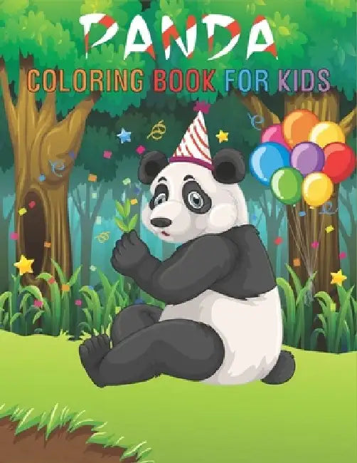 Panda Coloring Book For Kids: Coloring Books for Kids Ages 4-8 (BestColoring Books for Kids) by Rr Publications