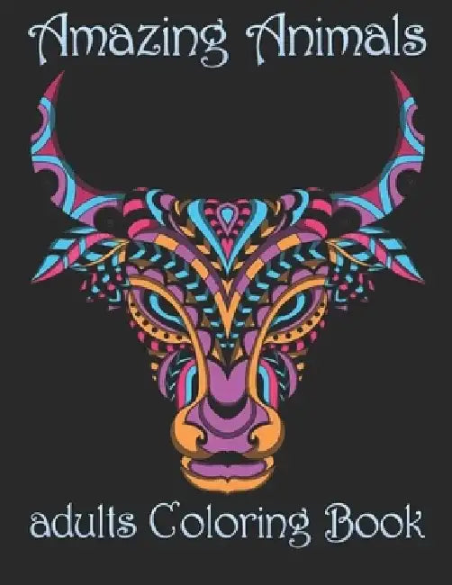 Amazing Animals: adults Coloring Book by Yo Noto