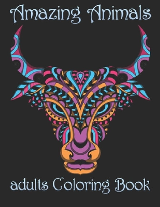 Amazing Animals: adults Coloring Book by Yo Noto