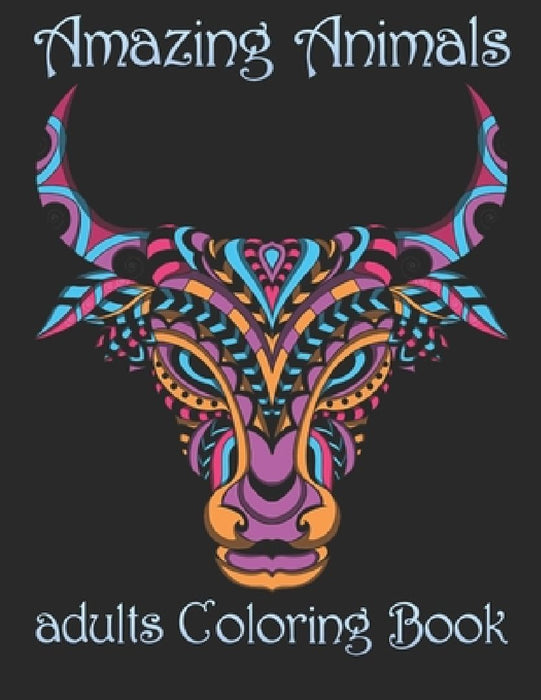 Amazing Animals: adults Coloring Book by Yo Noto