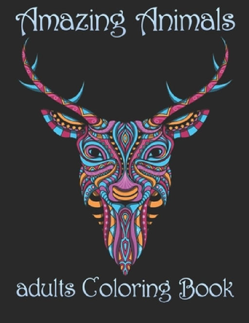 Amazing Animals: adults Coloring Book by Yo Noto