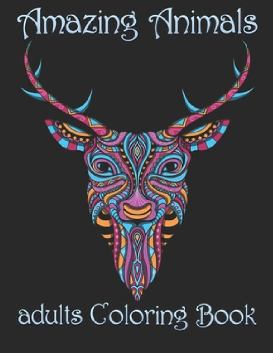 Amazing Animals: adults Coloring Book by Yo Noto