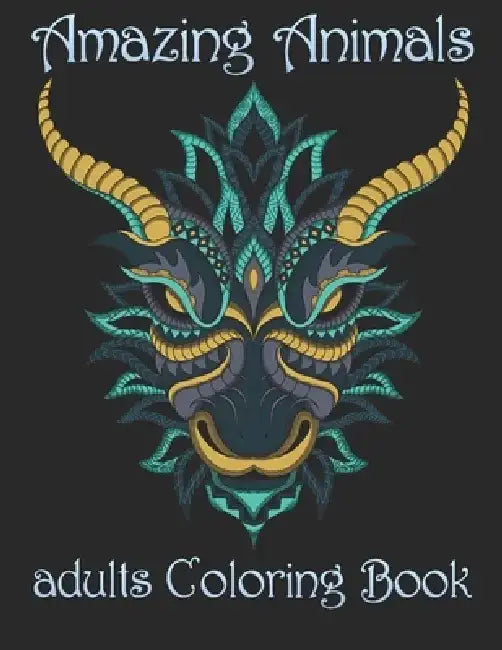 Amazing Animals: adults Coloring Book by Yo Noto