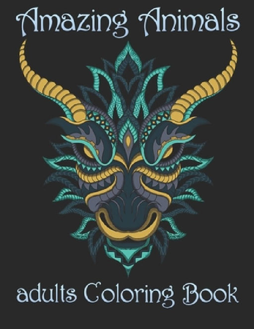 Amazing Animals: adults Coloring Book by Yo Noto