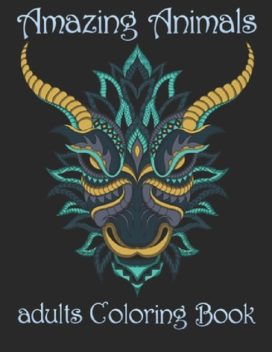 Amazing Animals: adults Coloring Book by Yo Noto