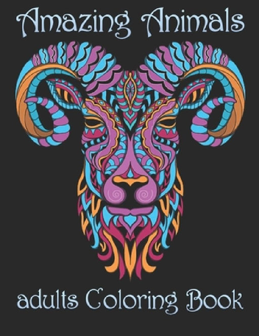 Amazing Animals: adults Coloring Book by Yo Noto