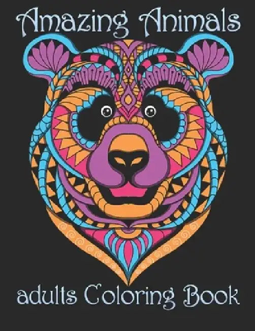 Amazing Animals: adults Coloring Book by Yo Noto
