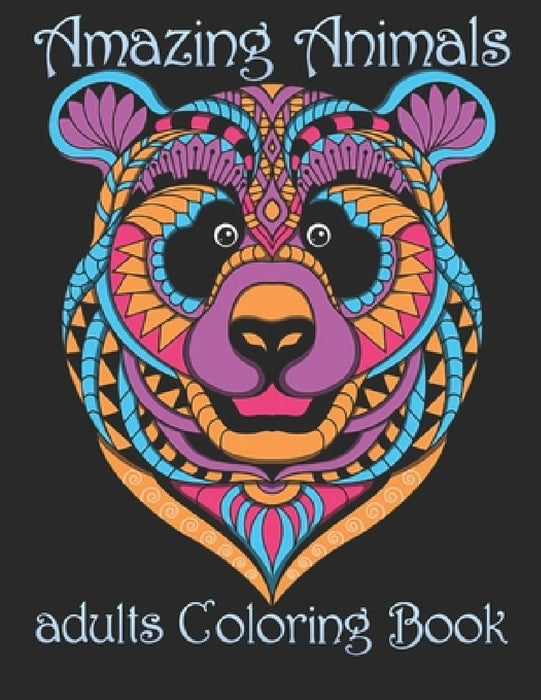 Amazing Animals: adults Coloring Book by Yo Noto