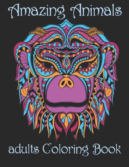 Amazing Animals: adults Coloring Book by Yo Noto