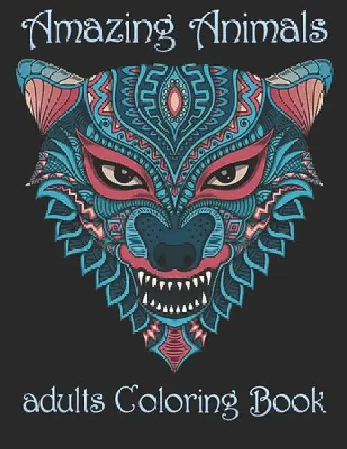 Amazing Animals: adults Coloring Book by Yo Noto