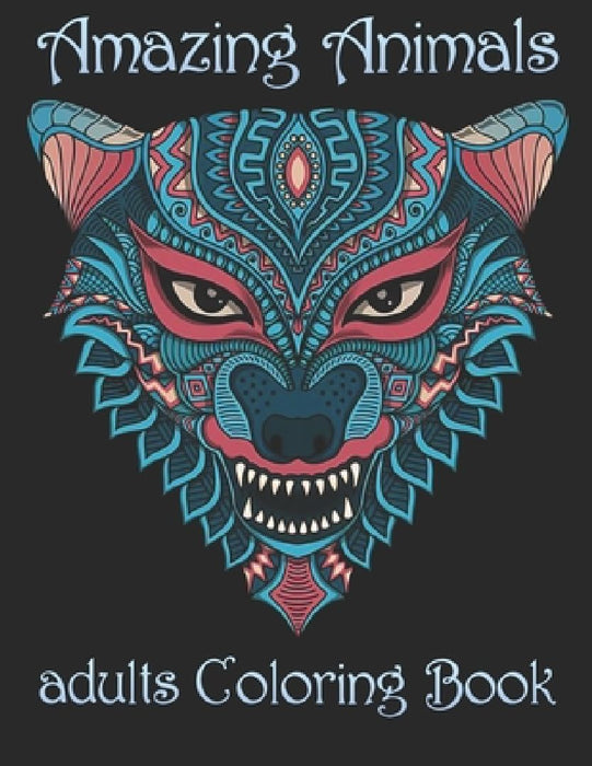 Amazing Animals: adults Coloring Book by Yo Noto