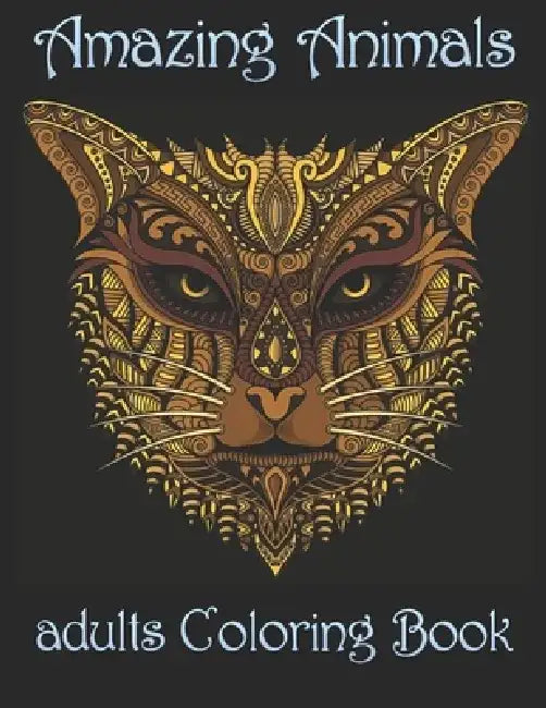 Amazing Animals: adults Coloring Book by Yo Noto