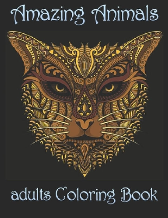 Amazing Animals: adults Coloring Book by Yo Noto